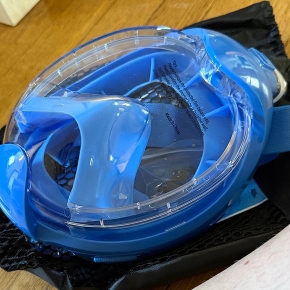 Acure Kids Beginners Blue Snorkel Mask - Picture 6 of 8